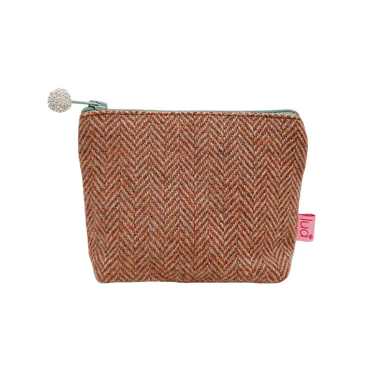 Herringbone Mini Coin Purse