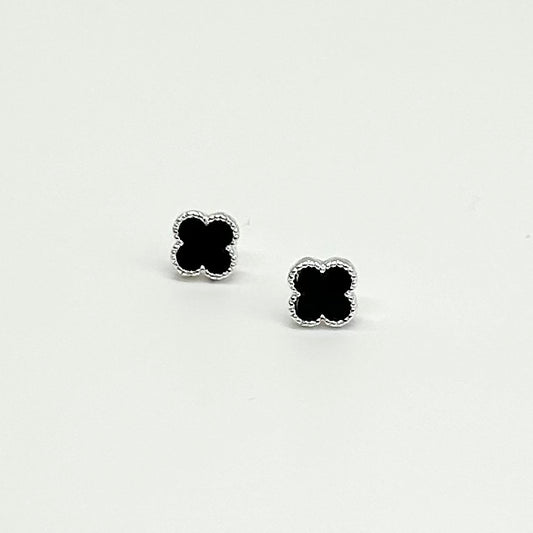 Stone Clover Shape Stud