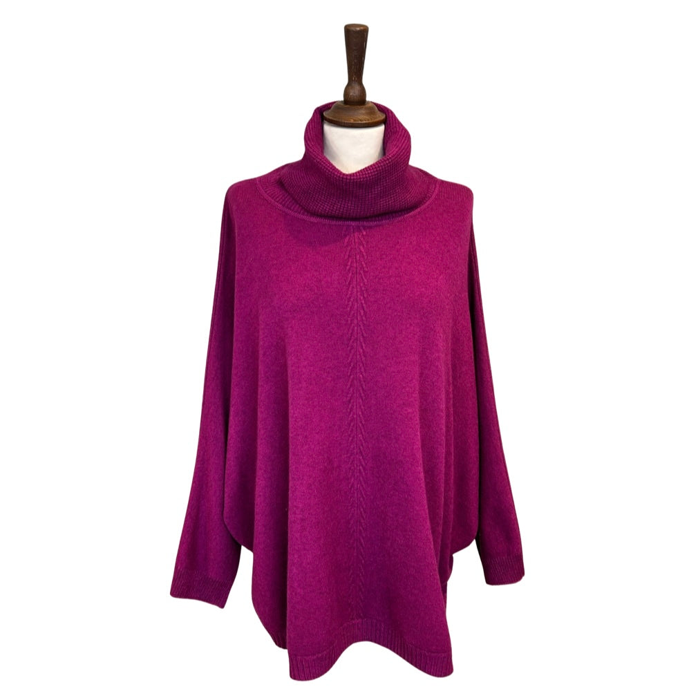 Willow Roll Neck Batwing Jumper