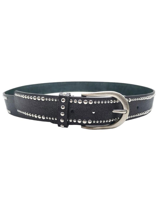 Studded Leather Belt