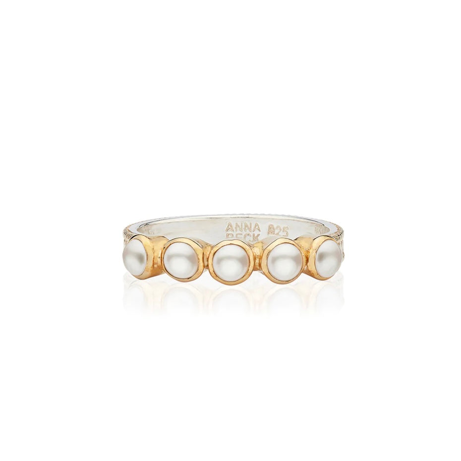 Anna Beck Multi Pearl Ring