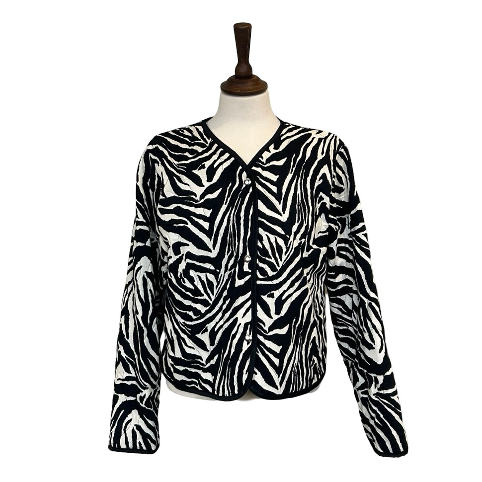 Amber Zebra Print Jacket