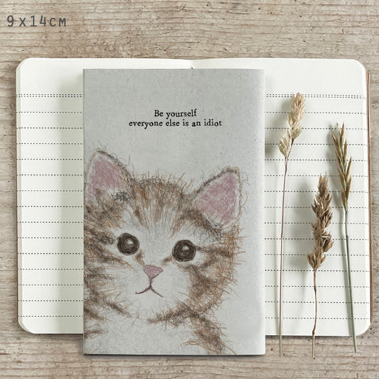 Small Cat Notebook - Be Yourself