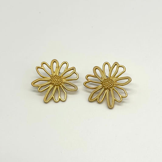 Flower Burst Stud Earrings