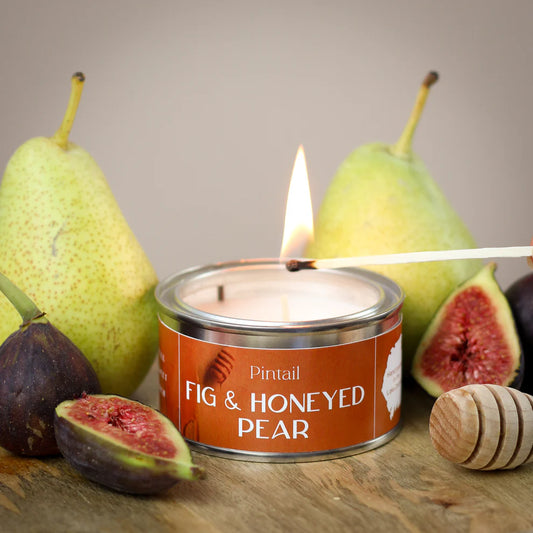 Fig & Honeyed Pear Candle Tin