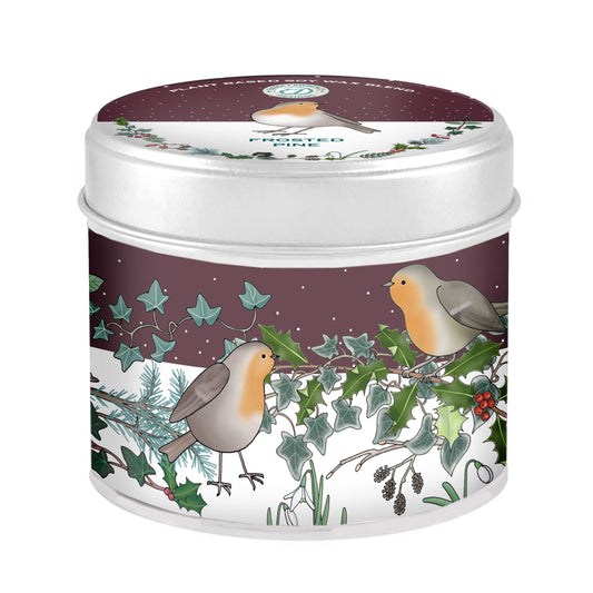 Emma Lawrence Christmas Frosted Pine Tin Candle