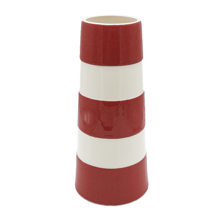 Cornishware Cornish Red Lighthouse Vase