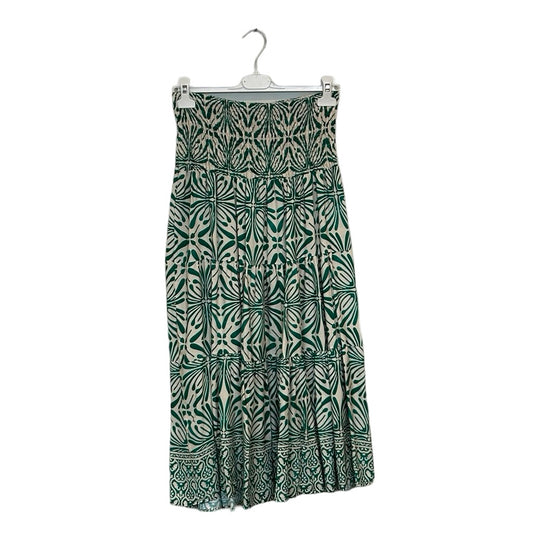 Lisa Tropical Leaf Skirt Dress