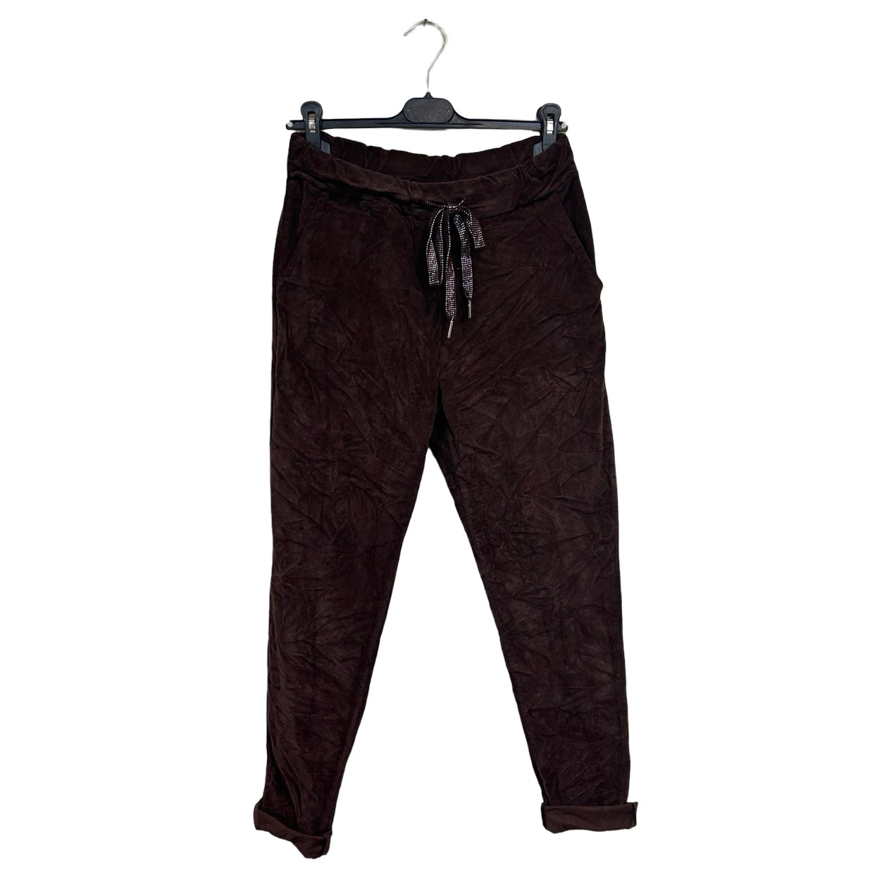 Lila Velvet Cord Magic Trousers