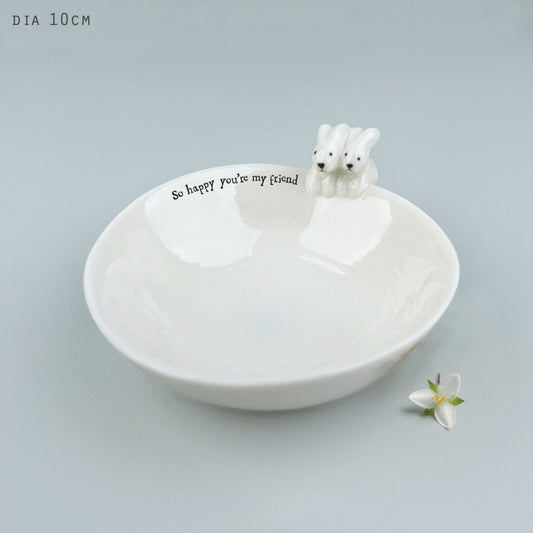 Medium Animal bowl-Rabbits