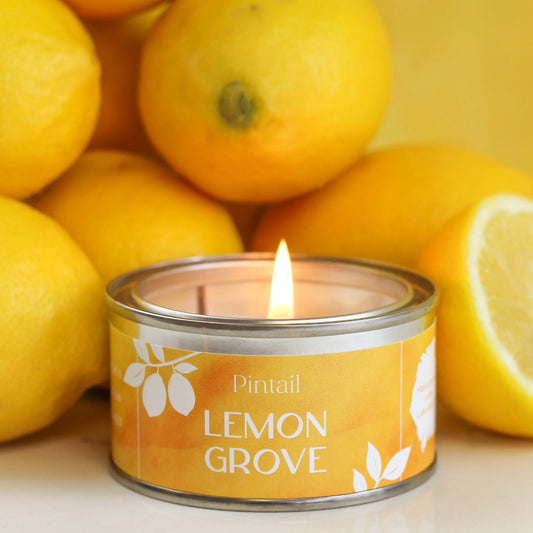 Lemon Grove Candle Tin