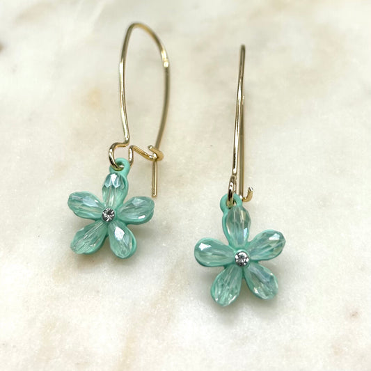 Flower Drop Earrings