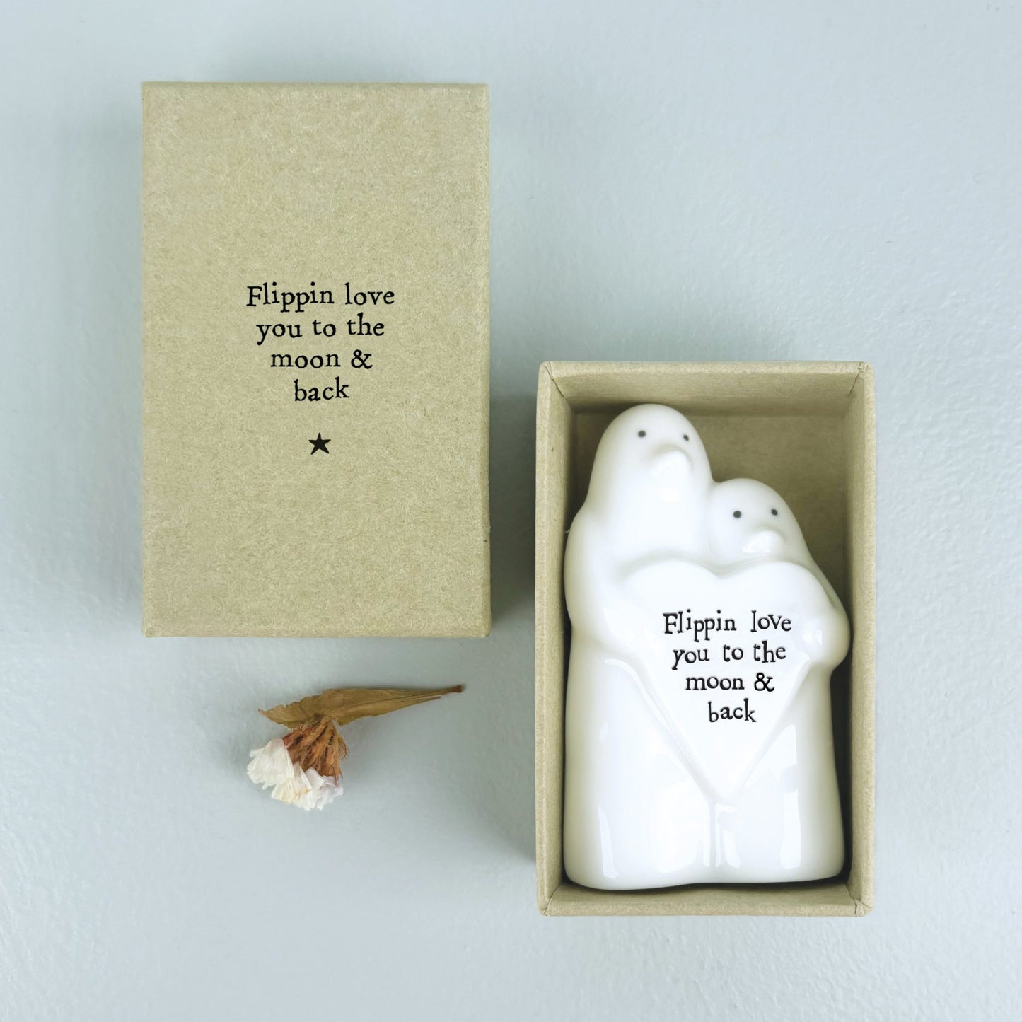 Porcelain Animal Couple-Penguins