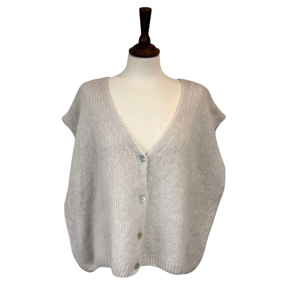 Mira Sleeveless Cardigan