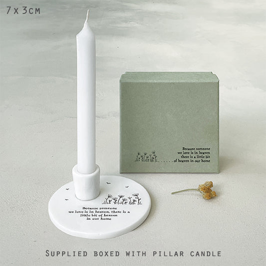 Candle Holder- Someone we love is in heaven