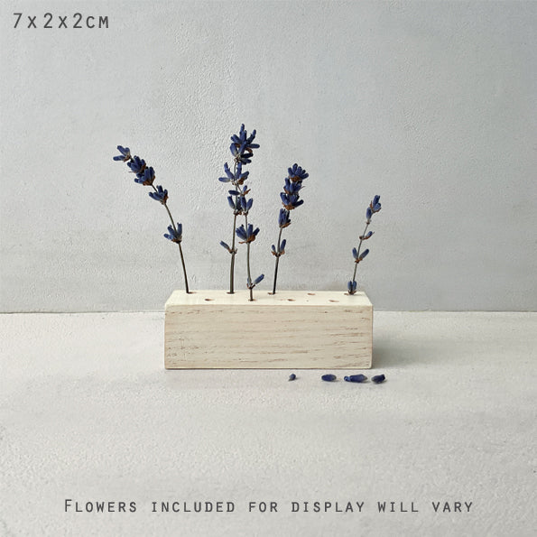 Small Flower Bar- Plain