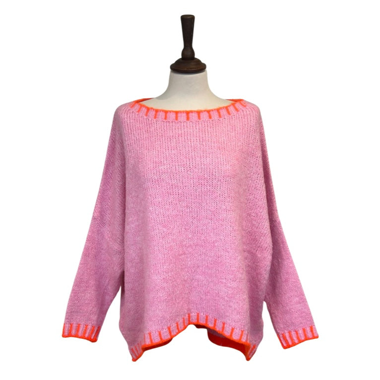 Louise Blanket Stitch Edge Jumper