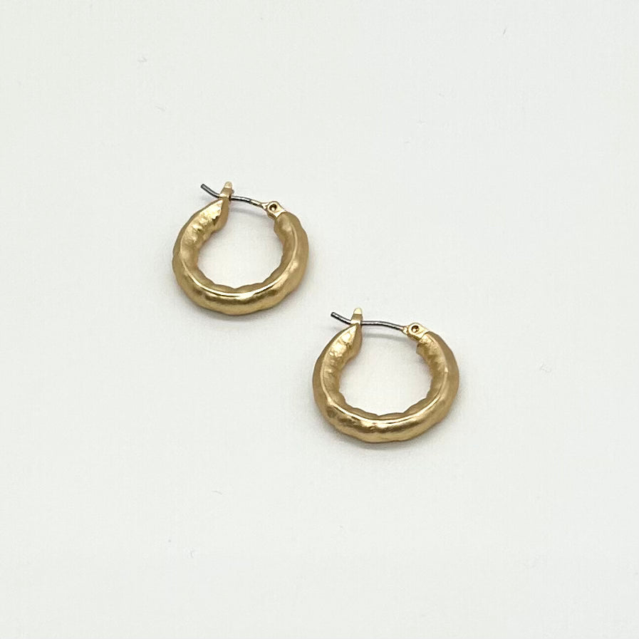 Textured Hoop Earrings