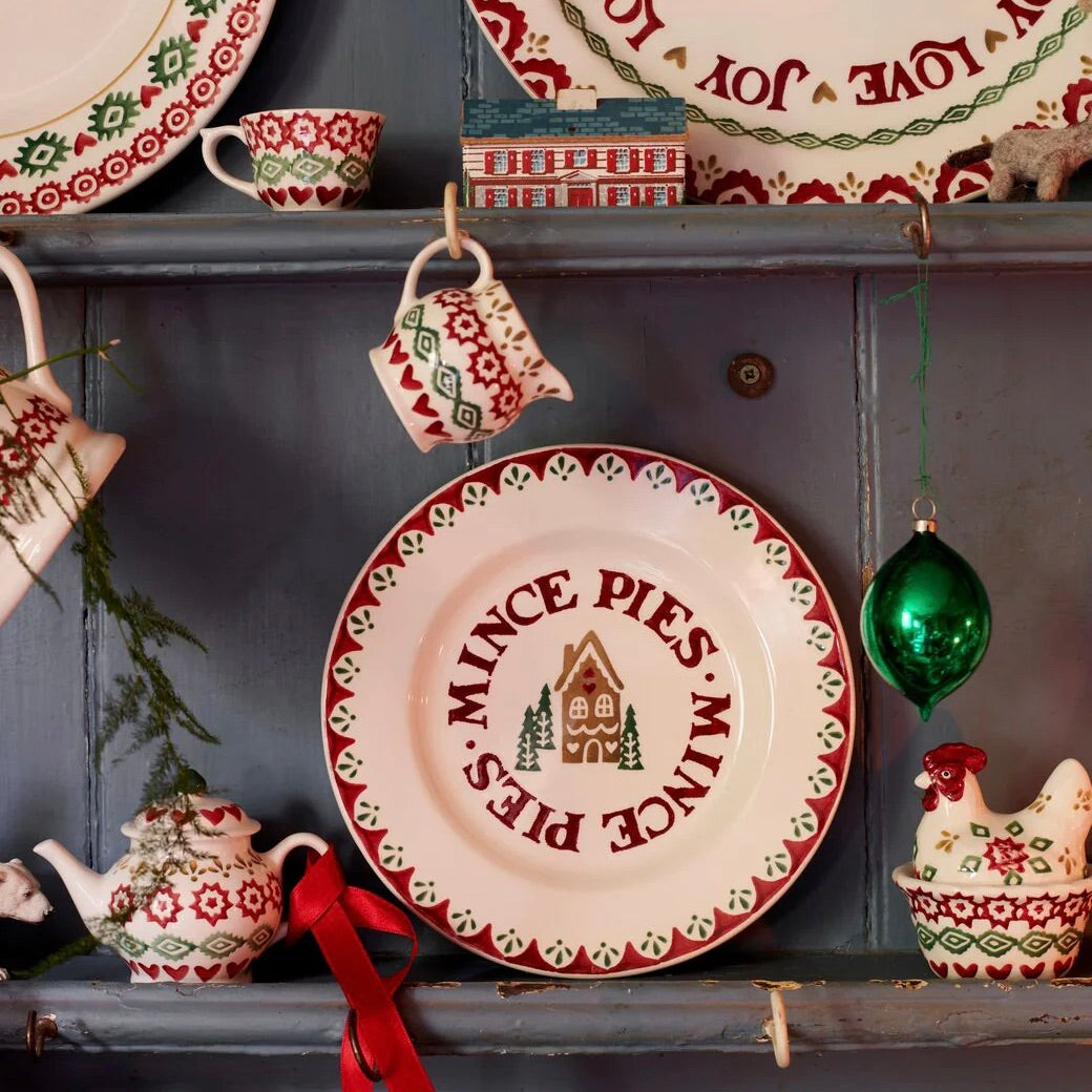 Gingerbread Mince Pies 8 1/2 Inch Plate