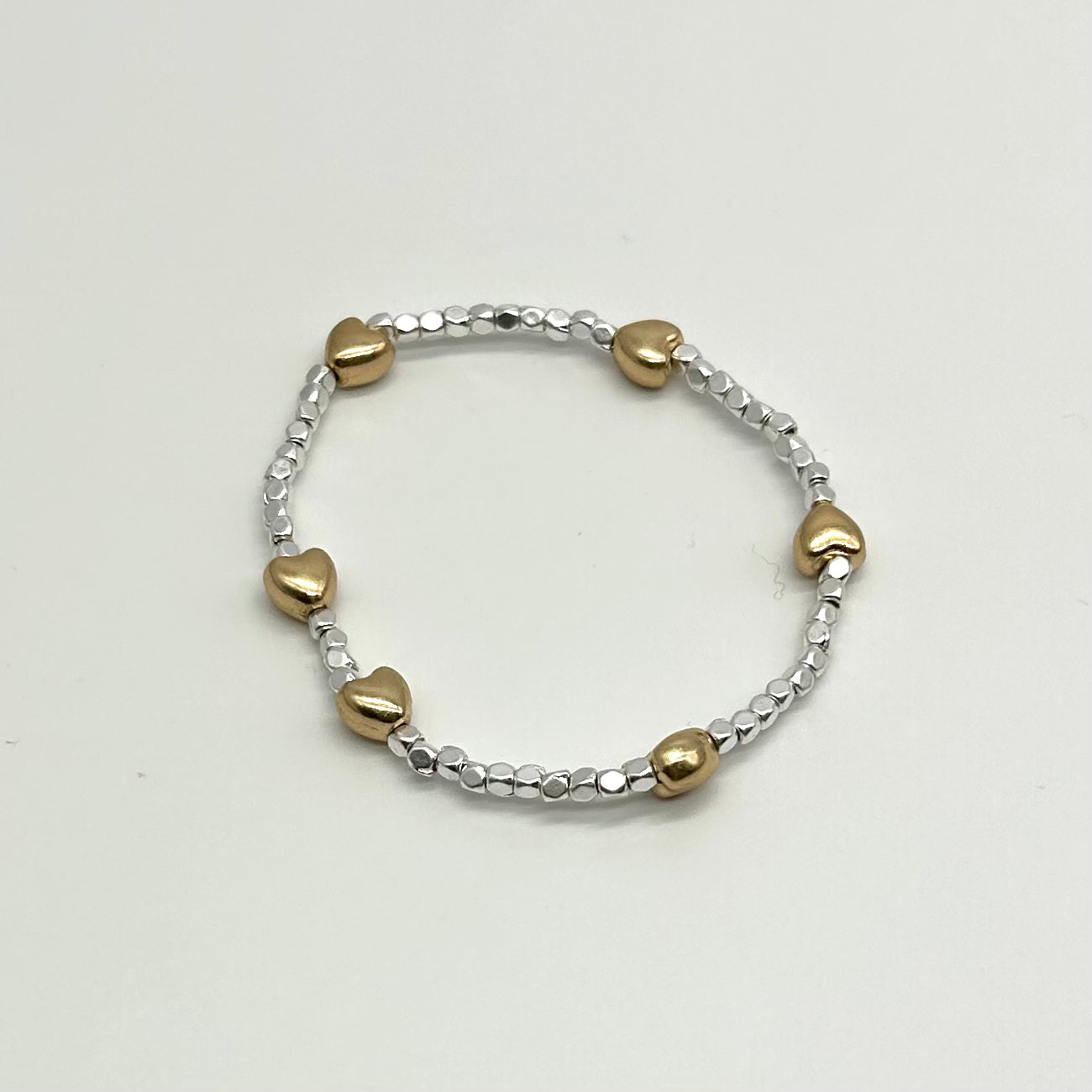 Hearts & Beads Bracelet