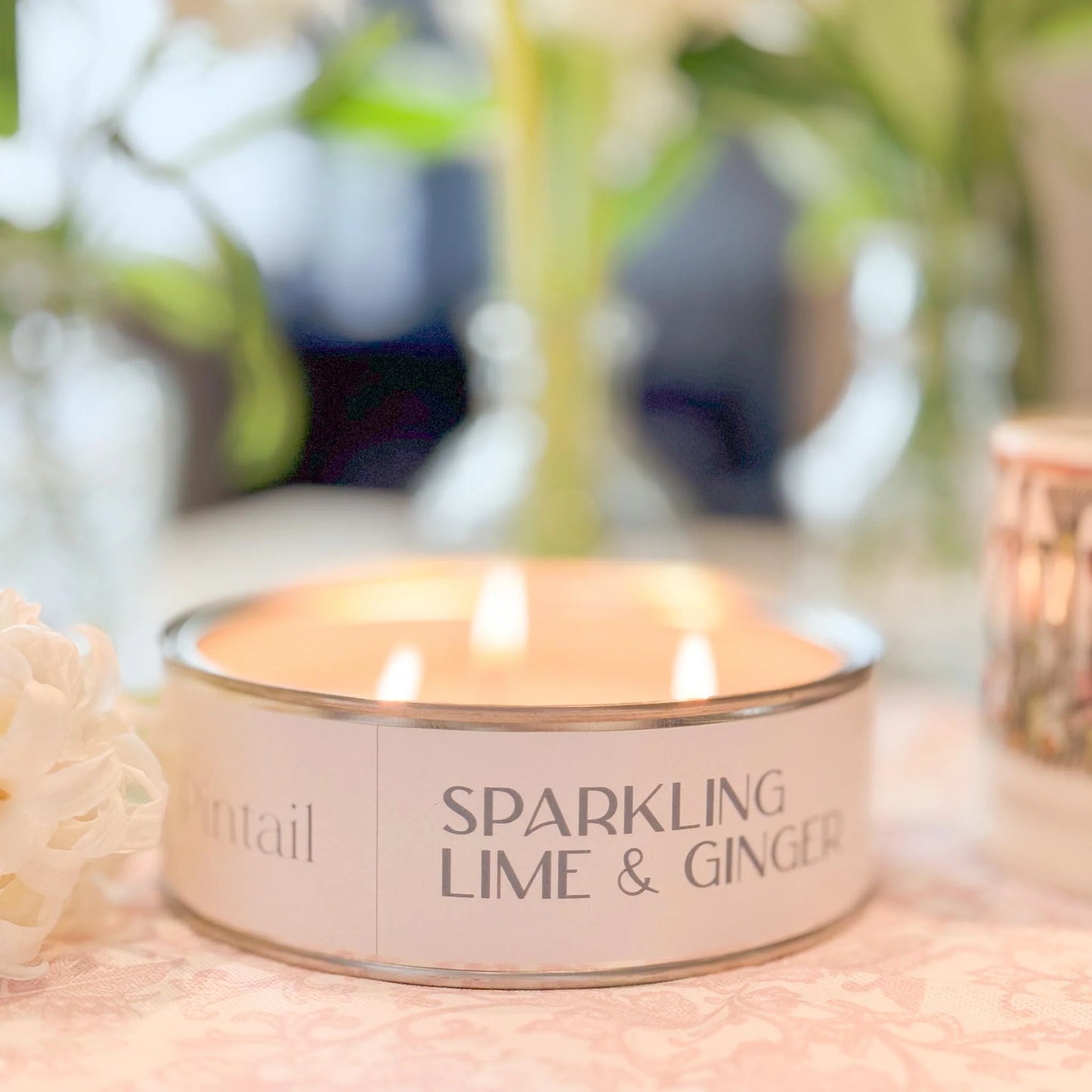 Sparkling Lime & Ginger Candle Tin