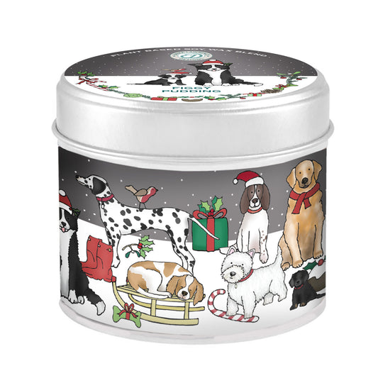 Emma Lawrence Christmas Figgy Pudding Tin Candle