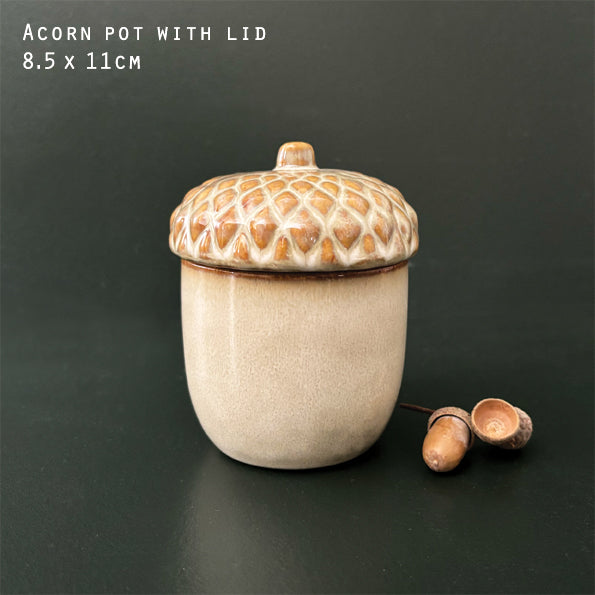 Pottery Acorn Pot