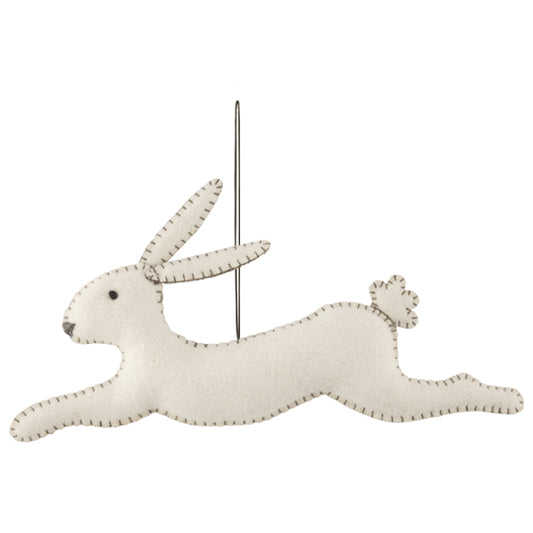 White Leaping Rabbit