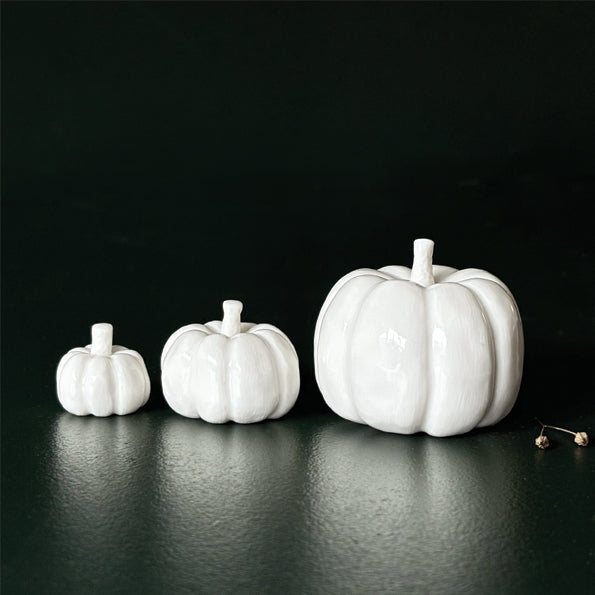 Porcelain Pumpkin - Medium