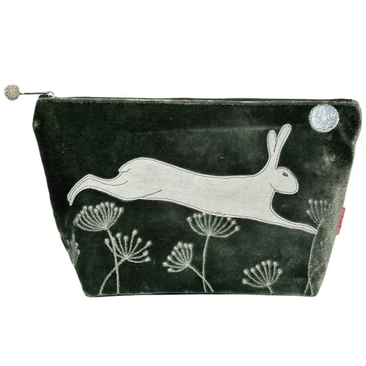 Leaping Hare Large Cosmetic Purse