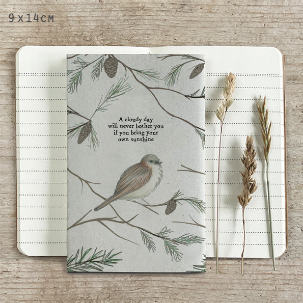 Small Bird Notebook - A Cloudy Day