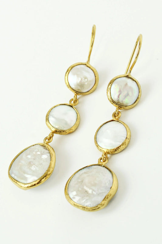 Three Drop Earrings