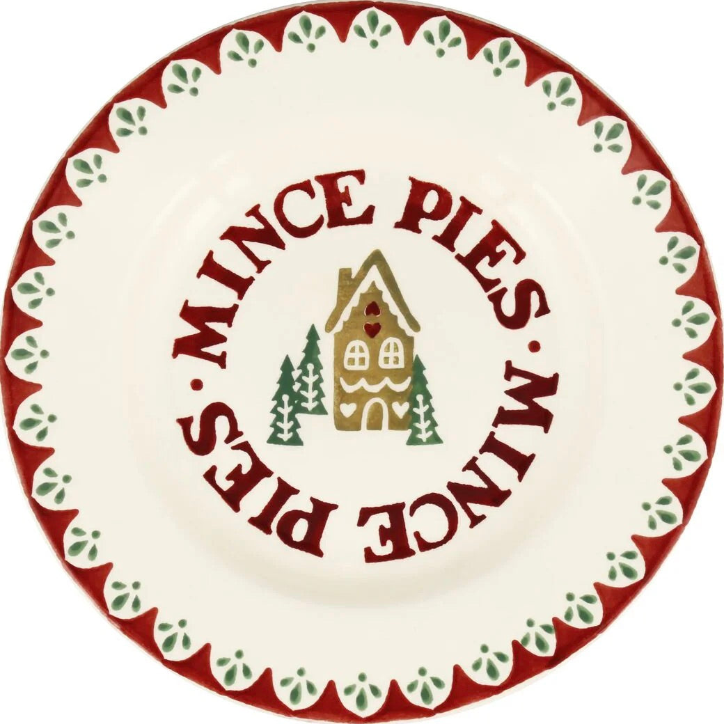 Gingerbread Mince Pies 8 1/2 Inch Plate