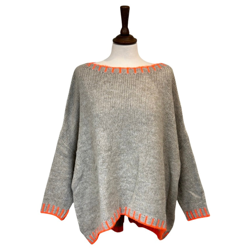 Louise Blanket Stitch Edge Jumper