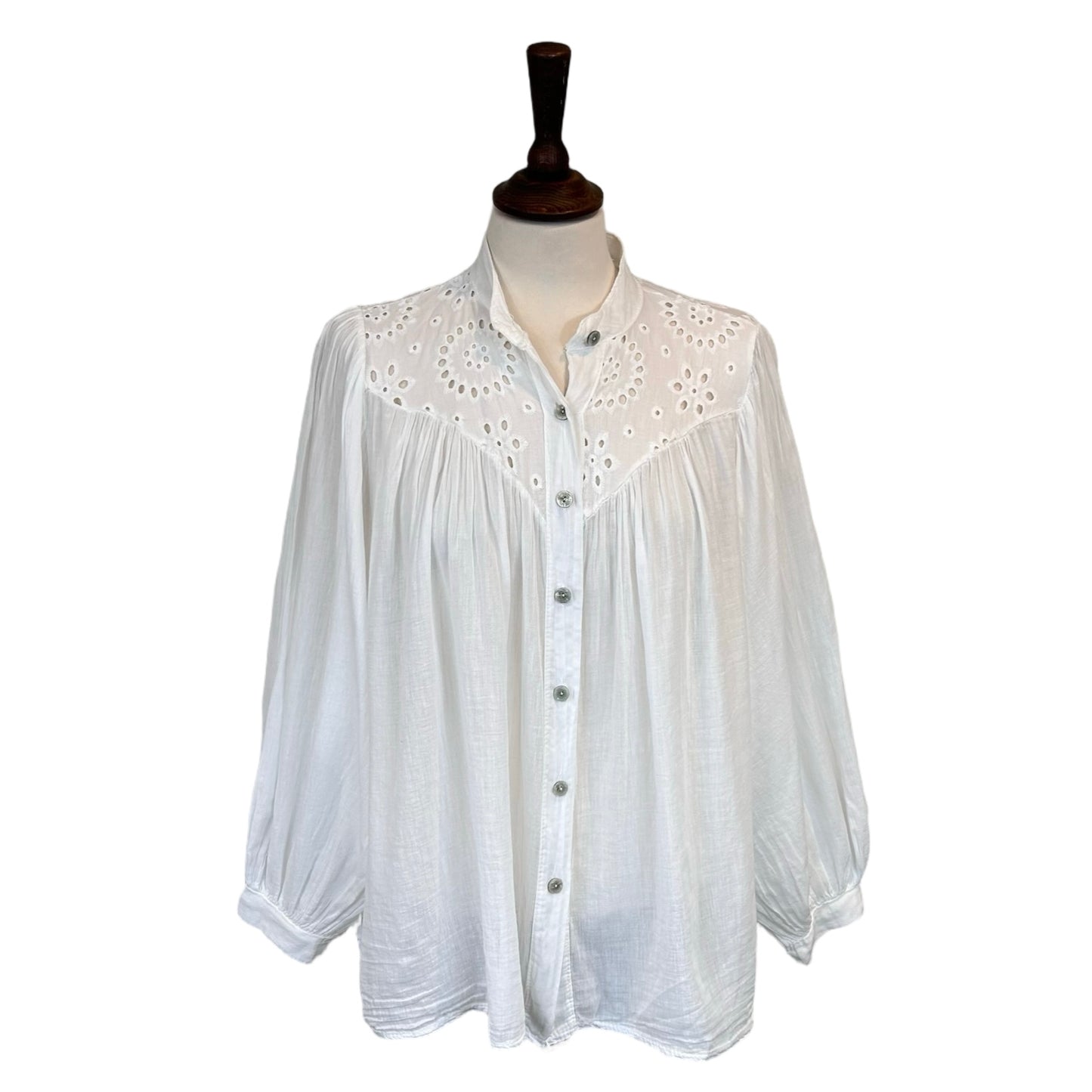 Jemima Crochet Shirt