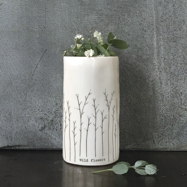 Porcelain Vase - "Wild Flowers"