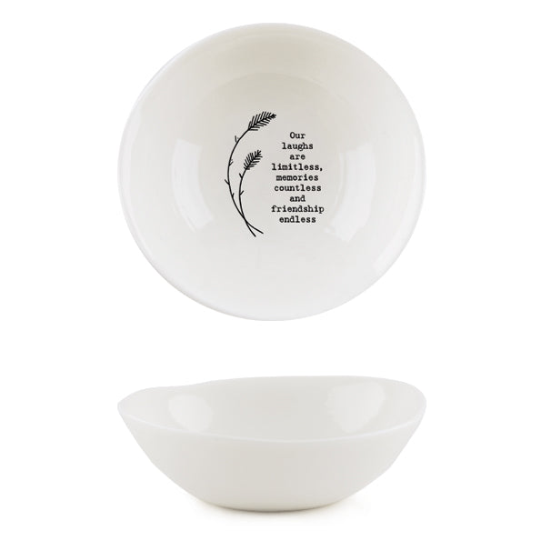 Medium Hedgerow Bowl - "Our laughs are limitless..."